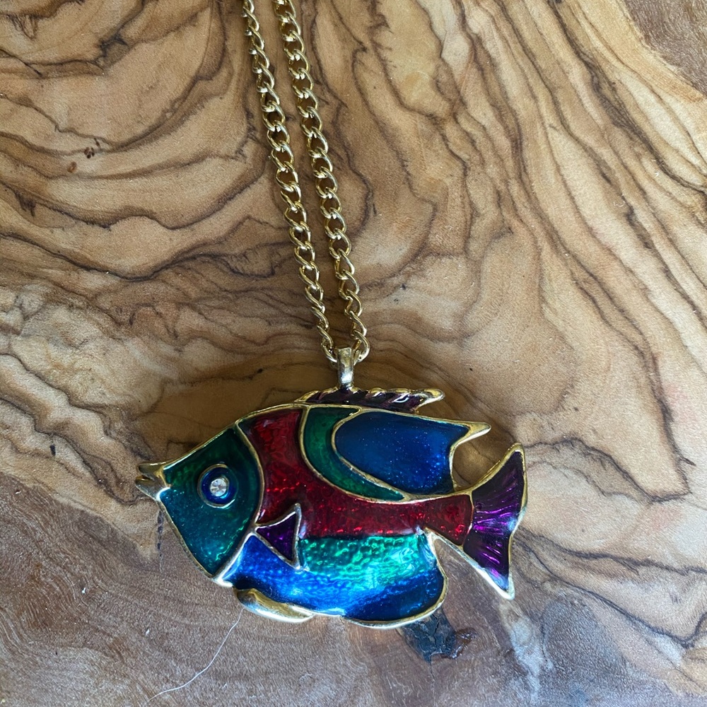 Vintage Fish necklace